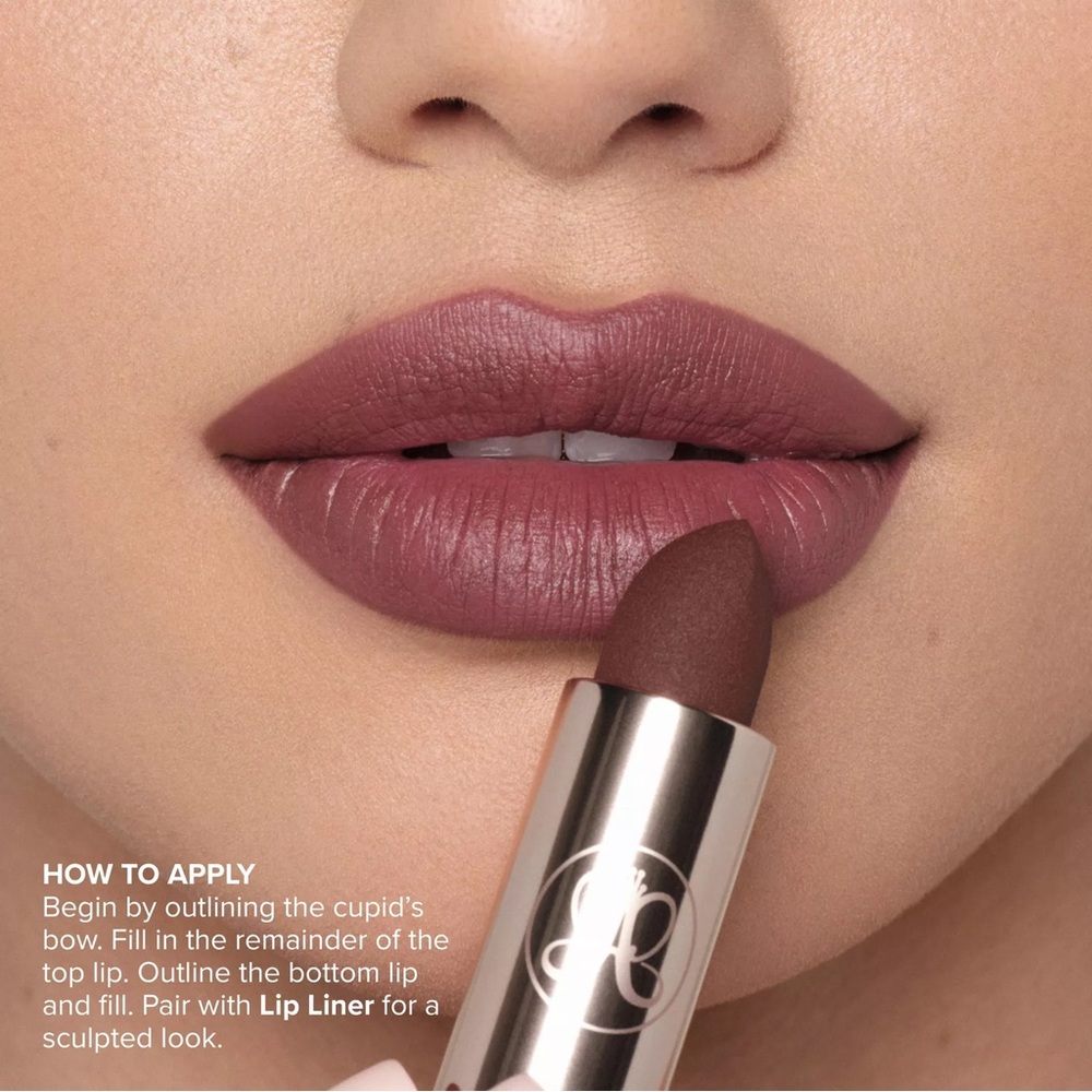 Anastasia Beverly Hills Full-Pigment Matte & Satin Velvet Lipstick Tease - Picture 7 of 9